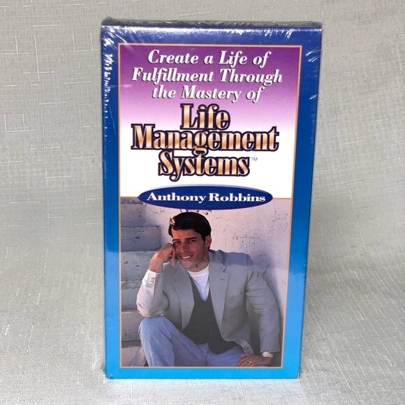 NIB Tony Robbins Life Management Systems VHS Video Tape Self Help 1996 Sealed - Picture 2 of 5